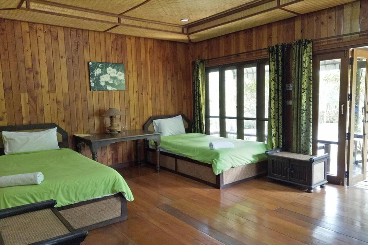 Deluxe Cottage with Twin Bed | Allergikerbettwaren, Minibar, kostenloses WLAN, Bettwäsche