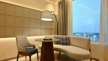 Modern Luxury Rooms (Newly Renovated) | Egyptian cotton sheets, premium bedding, minibar, in-room safe