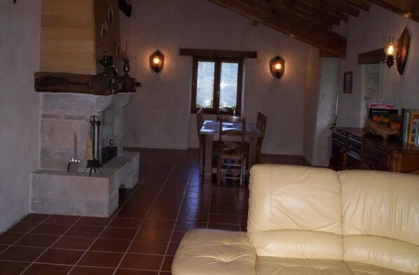 Fernseher, Kamin