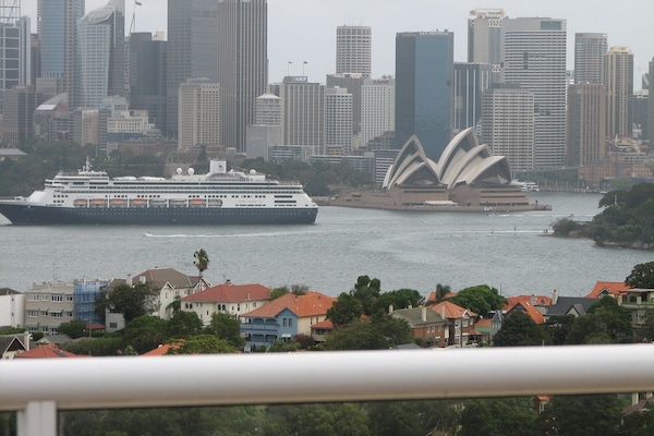 Blick von der Unterkunft