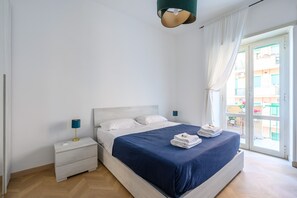2 bedrooms, iron/ironing board, travel crib, free WiFi