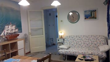 TV, DVD player, stereo