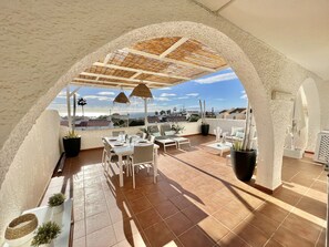 Outdoor dining - 43 - Apartment with large terrace in El Faro, Mijas (Mijas Costa)