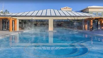 Indoor pool, outdoor pool