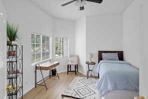 5 bedrooms, in-room safe, iron/ironing board, free WiFi