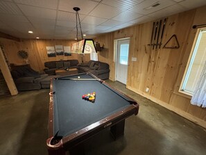 Games room - Adorable Cabin at Trout-Stocked Paddy Run Surrounded by GWNF and Hiking Trails (Star Tannery)