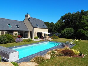 Una piscina climatizada