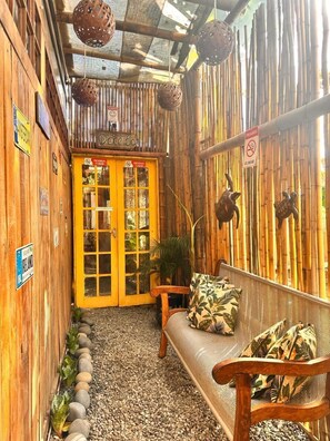 Fassade der Unterkunft