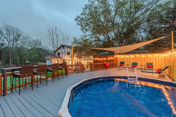 Alberca al aire libre 