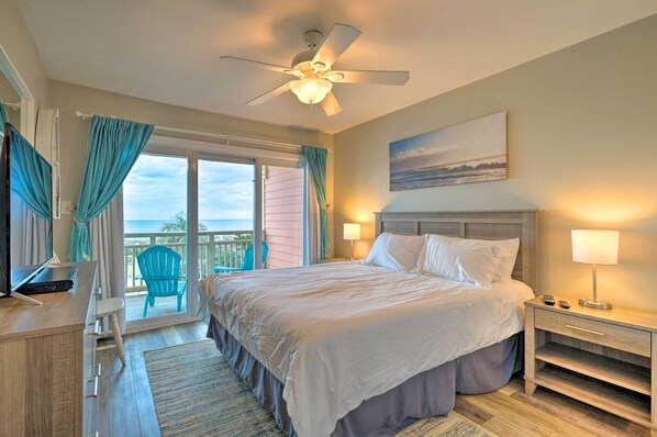 2 habitaciones, camas con efecto memoria y cortinas blackout 