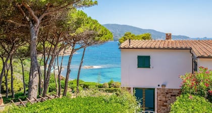 Villa with private beach access