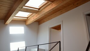A room with skylights, a white door, and a metal railing. - New on Homeaway- totally renovated and air-conditioned independent house   (Siracusa)