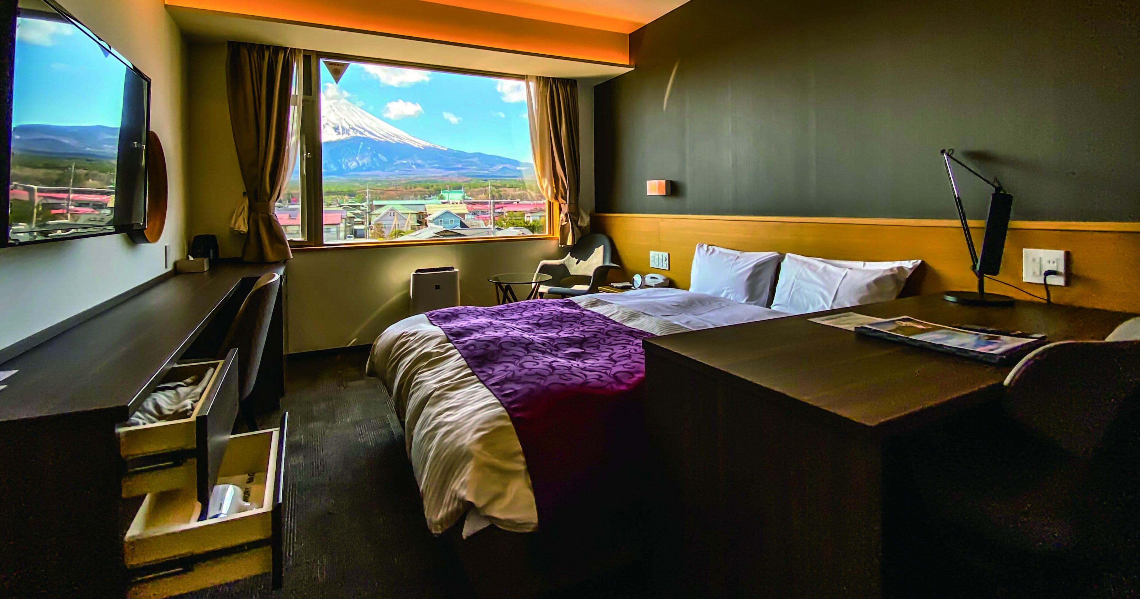 Standard Double Room, Non Smoking - Top Floor, Mt. Fuji View | Down comforters, desk, blackout drapes, iron/ironing board (on request)