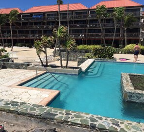 Pool - Your Perfect Beachfront Condo in Paradise - Sapphire Beach - Corner Unit (St Thomas)