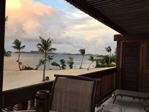 Terrace/patio - Your Perfect Beachfront Condo in Paradise - Sapphire Beach - Corner Unit (St Thomas)