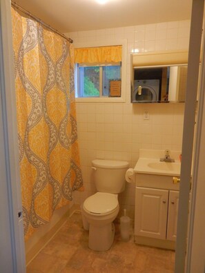 Hair dryer, towels - Lakeside Cottage - Lake, Private Hot Tub (Guild)