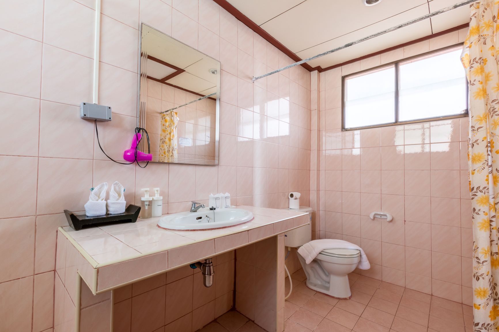 garden view bungalow | bathroom | shower, free toiletries, hair dryer, bidet