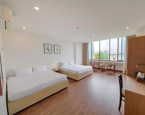 Family Room, River View | In-room safe, desk, laptop workspace, blackout drapes - Vitalis Riverside Hotel (Da Nang)