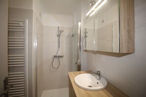 Shower, hair dryer