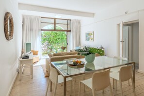 Premium Condo, 2 Bedrooms, Sea View | Living area | Flat-screen TV