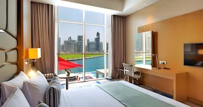 Quarto premium | Frigobar, cofres nos quartos, escrivaninha, quartos à prova de som
