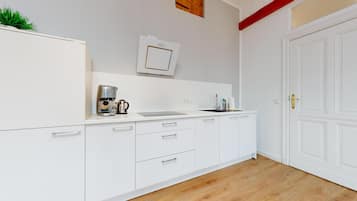 Premium Apartment, Private Bathroom, City View | Private kitchen