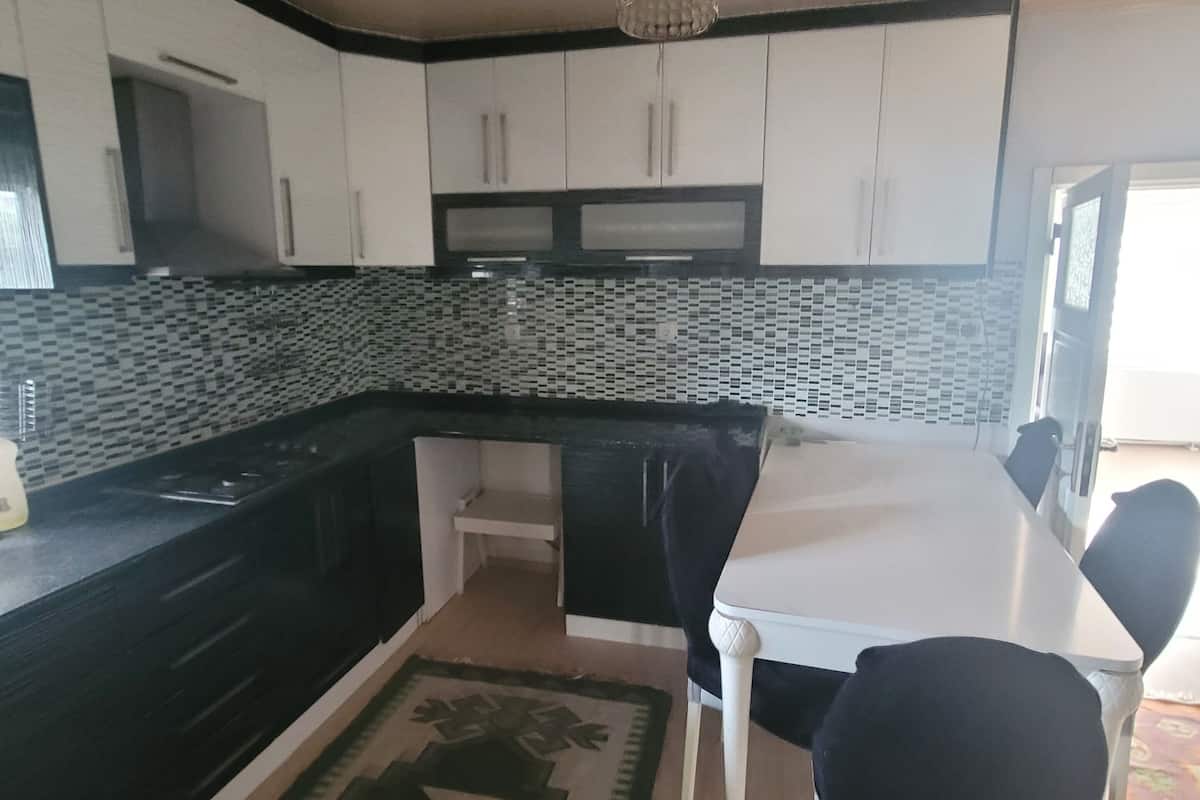 standard house, 1 bedroom | private kitchen | cookware/dishes/utensils, paper towels