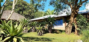 Honeymoon-Studio, 1 Schlafzimmer, Talblick, Bergseite | Blick auf den Garten