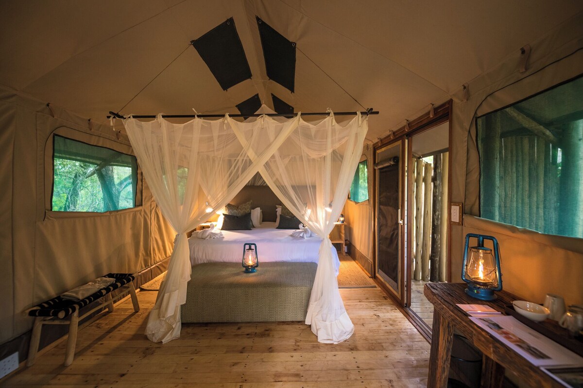 Superior Tent, 1 Bedroom, Private Bathroom | 2 bedrooms, premium bedding, desk, bed sheets