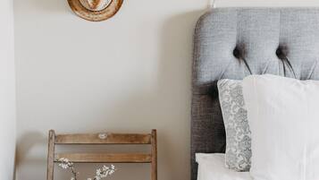 Individually decorated, individually furnished, iron/ironing board