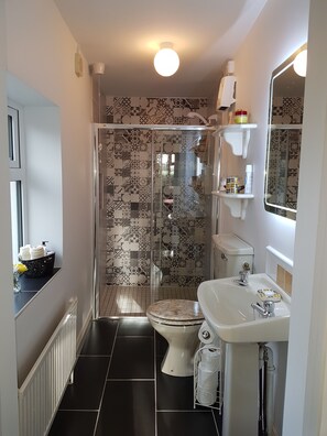 Deluxe Double Room, Garden View, Ground Floor | Bathroom - Brookvale Bed & Breakfast (Wellingtonbridge)