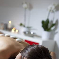 Sauna, hot tub, steam room, body treatments, manicures and pedicures
