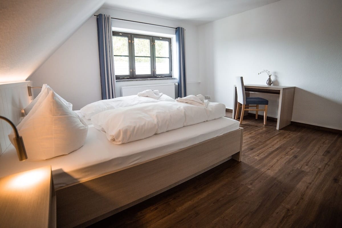 comfort plus double room | 1 bedroom, hypo-allergenic bedding, desk, blackout curtains