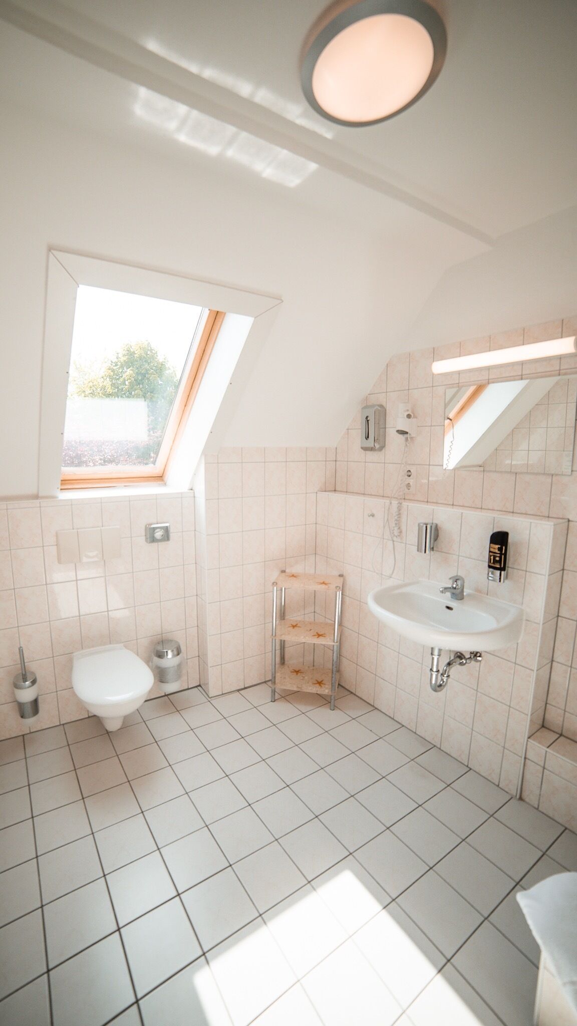 triple room | bathroom | shower, hair dryer, towels, soap