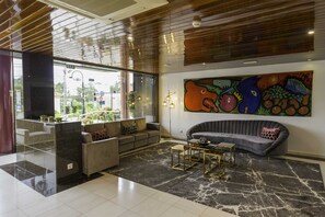 Sala de estar en el lobby