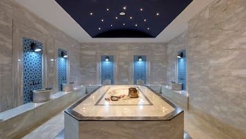 Sauna, hot tub, steam room, Turkish bath