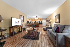 Condo, 2 Bedrooms | Living area | Smart TV - Bluffs Oasis 2 Bedroom Condo by RedAwning (Branson)