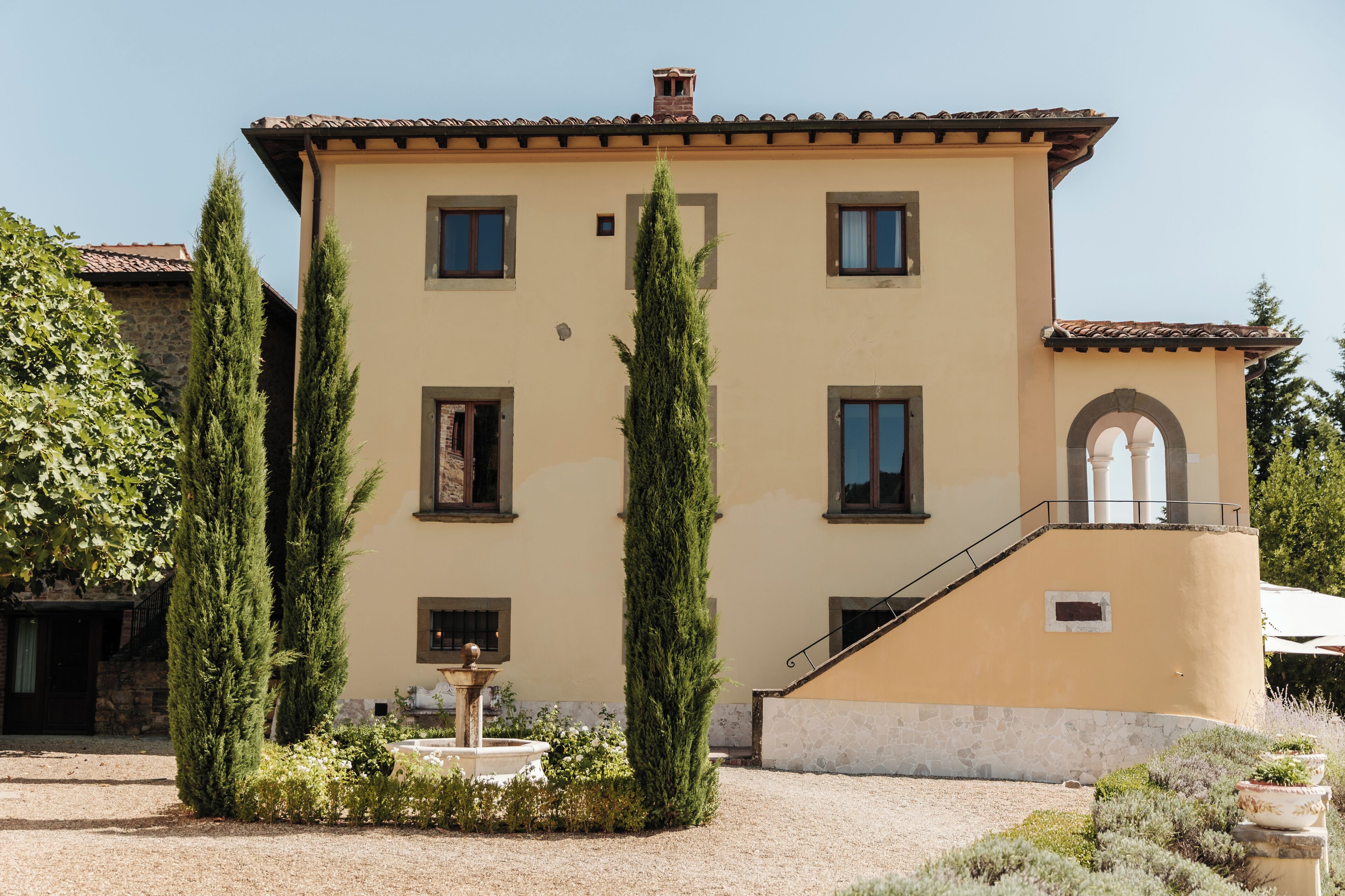 Façade de l’hébergement