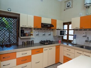 Double or Twin Room | Private kitchen | Fridge - OYO 12830 Home Charming 3BHK Villa Airport Road (Udaipur)