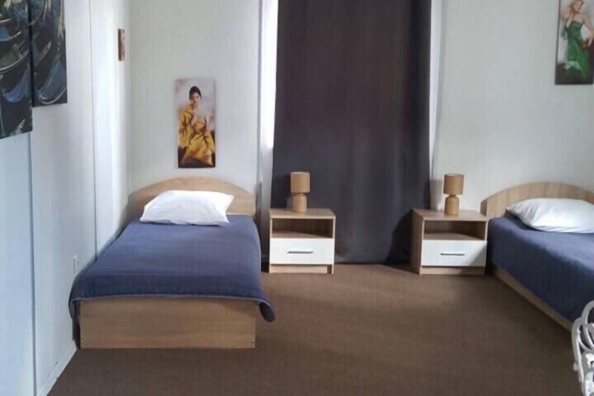 1 habitación y ropa de cama de alta calidad 