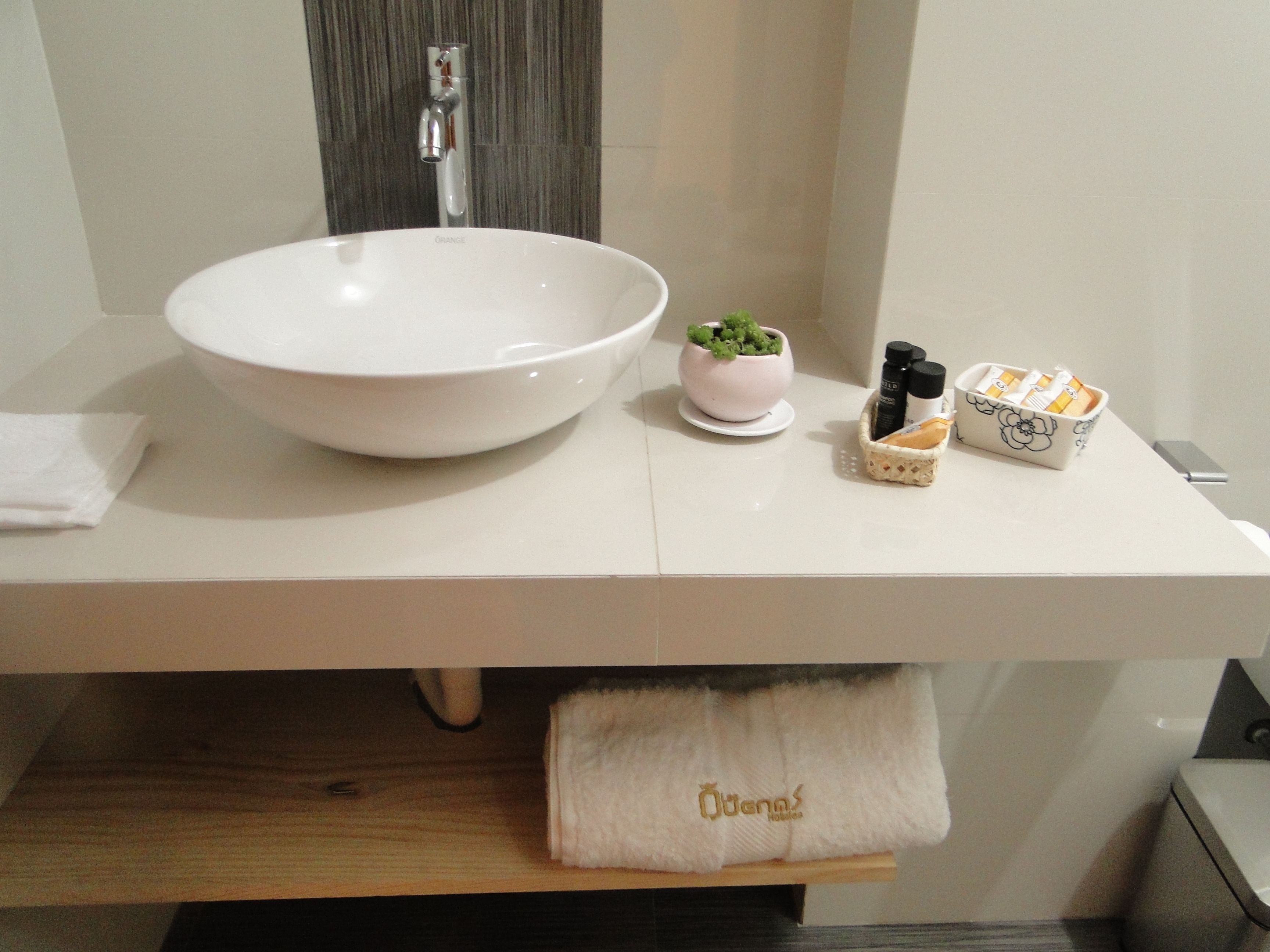 shower, rainfall showerhead, designer toiletries, hair dryer