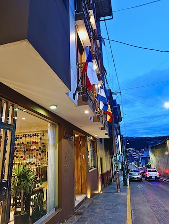 Front of property. Hotel Las Quenas