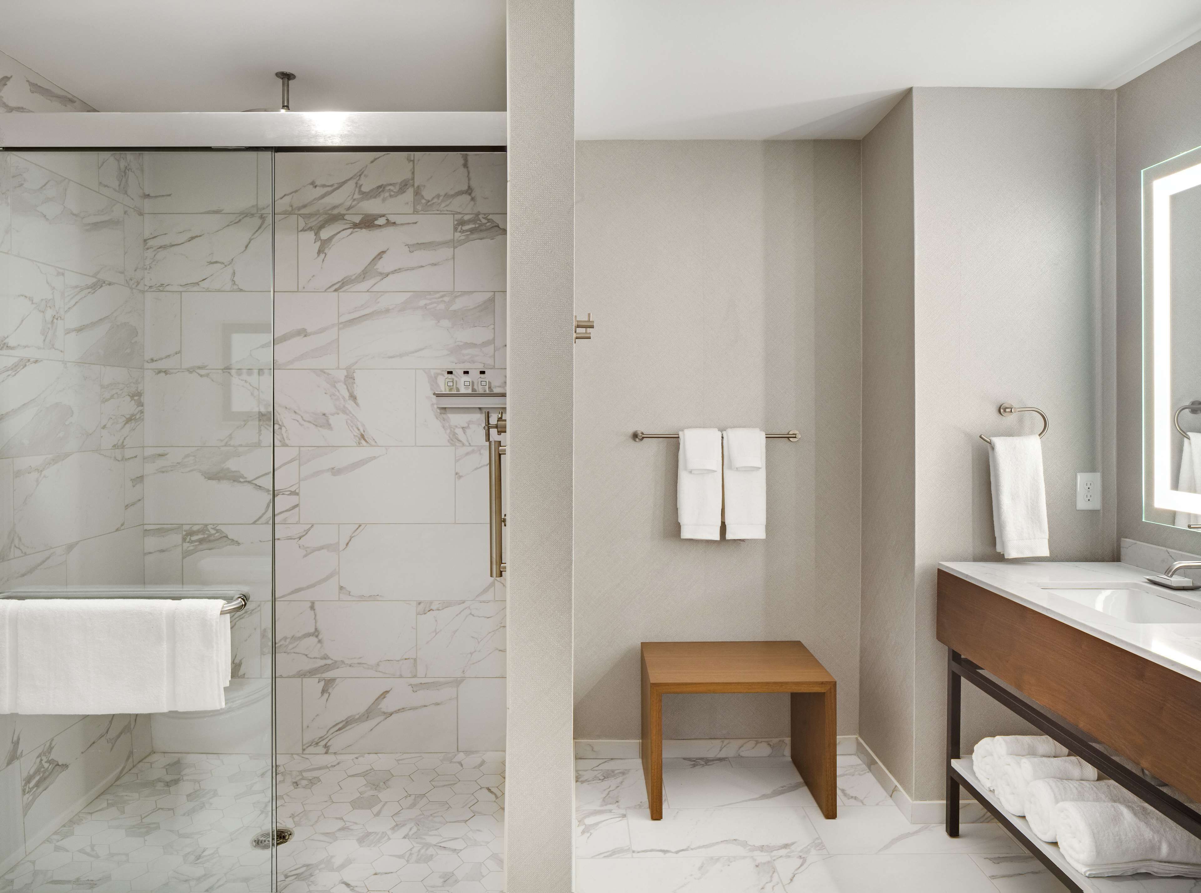 suite, 1 king bed (lexingtonian suite) | bathroom shower