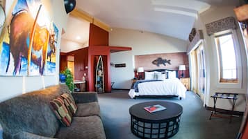 Suite de diseñador, 1 cama King size y sofá cama, para no fumadores (Northland Voyageur #4) | 1 habitación, ropa de cama de alta calidad y edredón