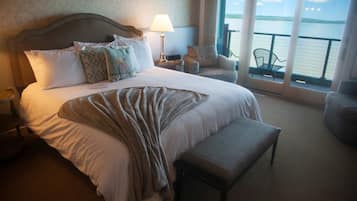 Design suite, 1 kingsize bed, toegankelijk voor mindervaliden, niet-roken (Sailor's Retreat #2) | 1 slaapkamer, luxe beddengoed, donzen dekbedden, pillowtop-bedden