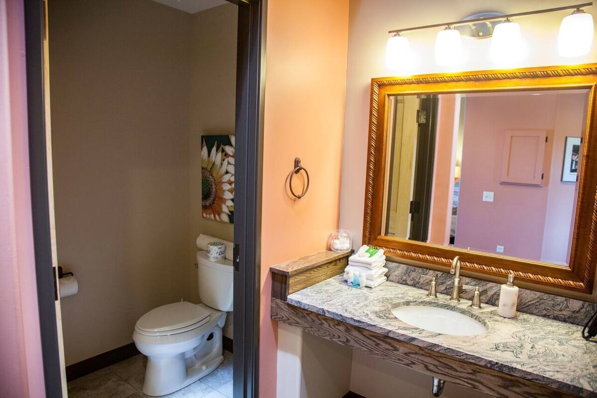 design suite, multiple beds, non smoking (sandbar vista #1) | bathroom | shower, free toiletries, hair dryer, towels