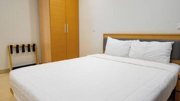 2 bedrooms, premium bedding, individually furnished, soundproofing