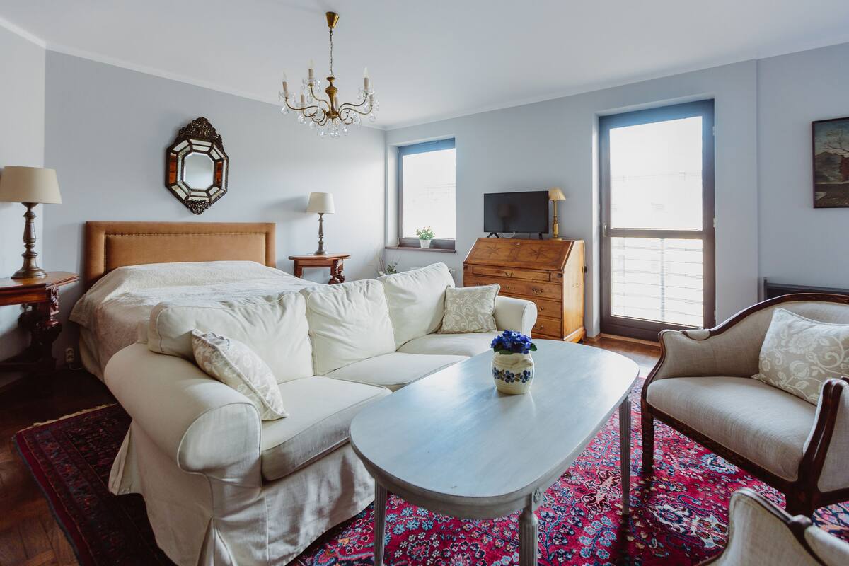 Classic Apartment | Living room | Flat-screen TV