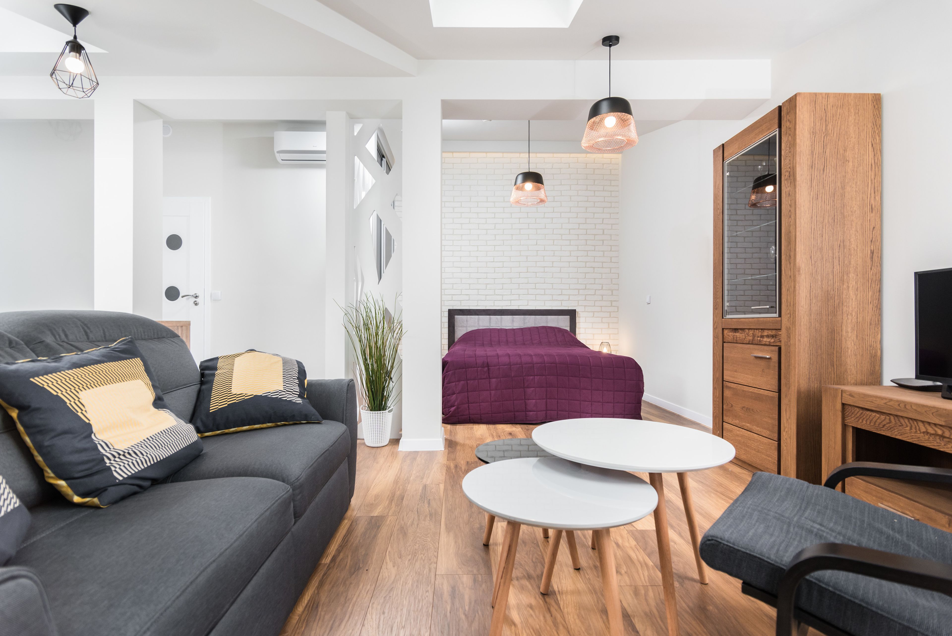 컴포트 아파트 | 거실 | 평면 TV