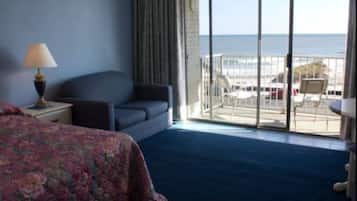 Family Room, Two Bedroom with Kitchen, Oceanfront View | Iron/ironing board, bed sheets